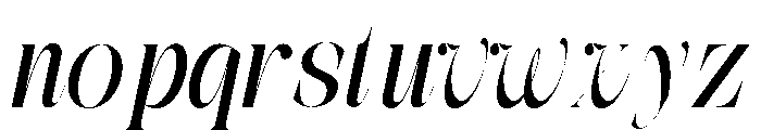 The Simple Editorial Italic Con Font LOWERCASE