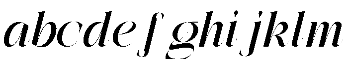 The Simple Editorial Italic Exp FONT