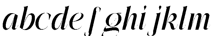 The Simple Editorial Italic Reg FONT