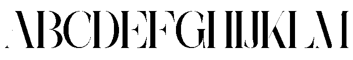 The Simple Editorial Regular Font UPPERCASE