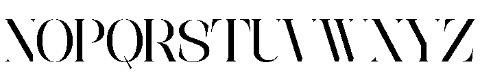The Simple Editorial Regular Font UPPERCASE