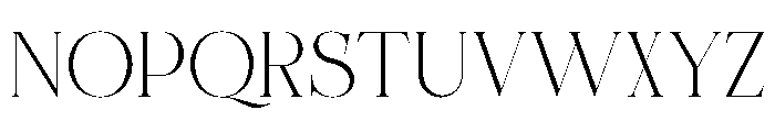 The Simple Font UPPERCASE