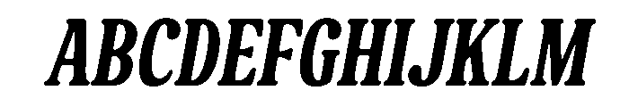 The Simplie Italic Font UPPERCASE