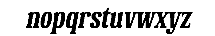 The Simplie Italic Font LOWERCASE