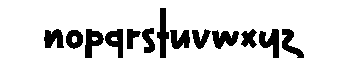 The Smooth Font LOWERCASE