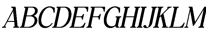 The Snuffle Solstice Italic Font UPPERCASE