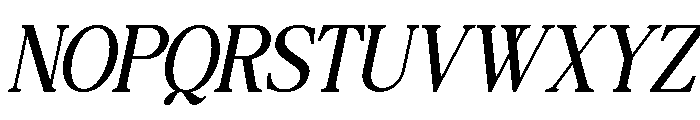 The Snuffle Solstice Italic Font UPPERCASE