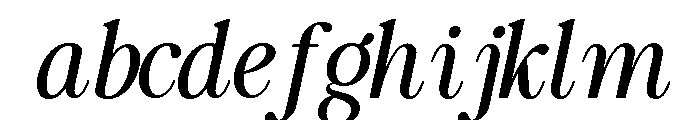 The Snuffle Solstice Italic FONT