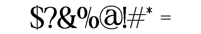 The Snuffle Solstice Regular Font OTHER CHARS