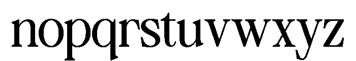 The Snuffle Solstice Regular Font LOWERCASE