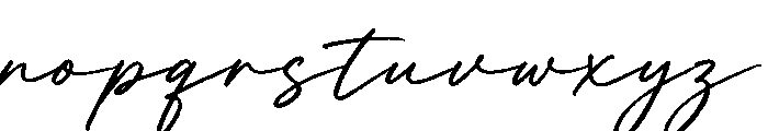 The Sunday Atelier Script Reg Font LOWERCASE
