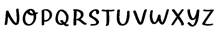 The Sunday Cottage Sans Regular Font UPPERCASE