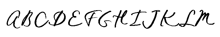 The Sunday Cottage Script Reg Font UPPERCASE