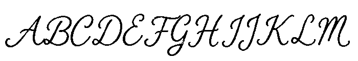 The Sunny Field Script Regular Font UPPERCASE
