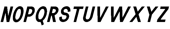The Talk ExtBd Cond Ita Font UPPERCASE