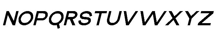 The Talk ExtBd Exp Ita Font UPPERCASE