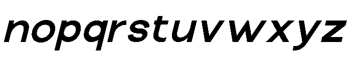The Talk ExtBd Exp Ita Font LOWERCASE