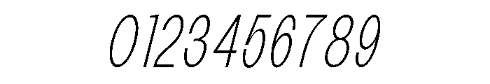 The Talk ExtLt Cond Ita Font OTHER CHARS
