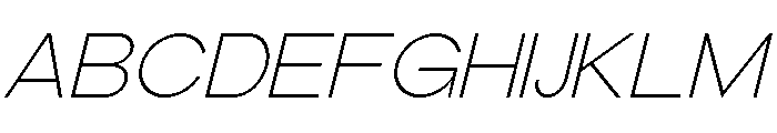 The Talk ExtLt Exp Ita Font UPPERCASE