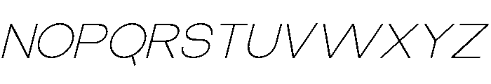 The Talk ExtLt Exp Ita Font UPPERCASE