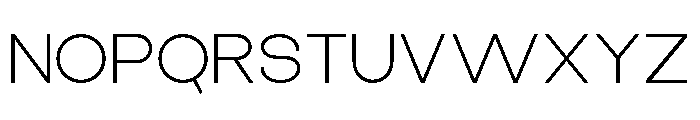 The Talk Light Expanded Font UPPERCASE