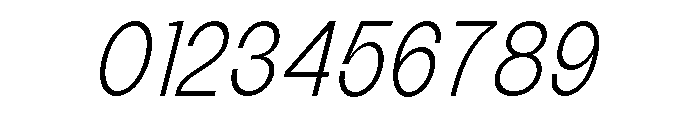 The Talk Light Italic Font OTHER CHARS