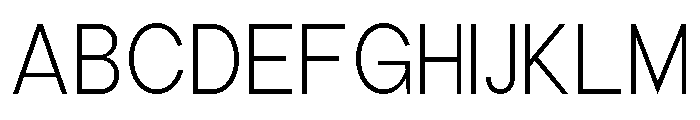The Talk Light Font UPPERCASE
