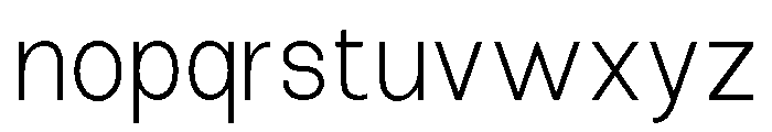 The Talk Light Font LOWERCASE