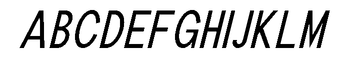 The Talk Med Cond Ita Font UPPERCASE