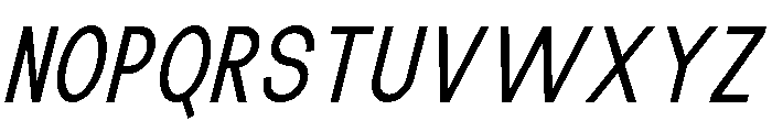The Talk Med Cond Ita Font UPPERCASE