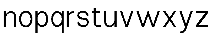 The Talk Regular Font LOWERCASE