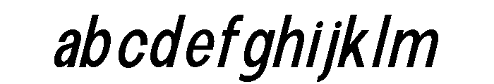 The Talk SemBd Cond Ita FONT