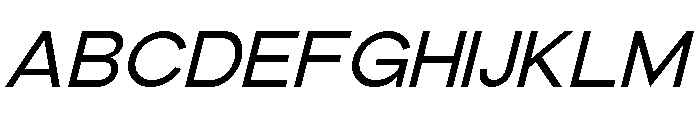 The Talk SemBd Exp Ita Font UPPERCASE
