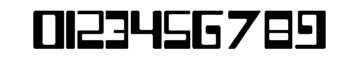 The Thick Font OTHER CHARS