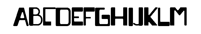The Thick FONT