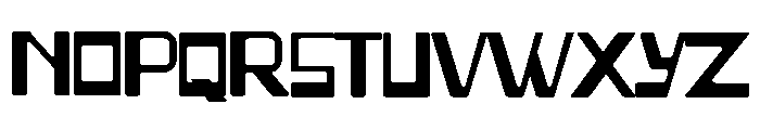 The Thick Font LOWERCASE
