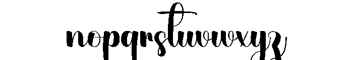 The Train Font LOWERCASE