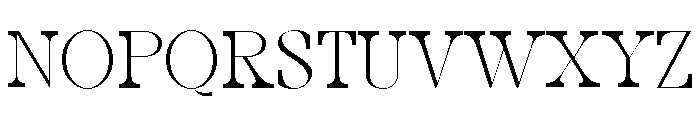 The True Collage Font UPPERCASE