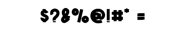 The Truth Font OTHER CHARS