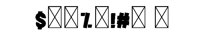 The United Font OTHER CHARS