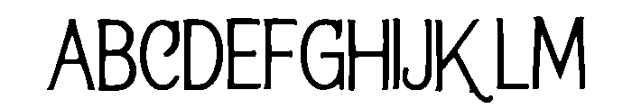 The_Unseen Font UPPERCASE