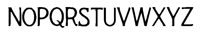 The_Unseen Font LOWERCASE