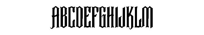 The Vandalor Font UPPERCASE
