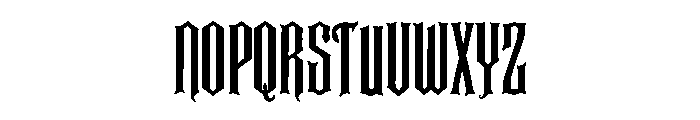 The Vandalor Font UPPERCASE