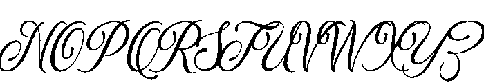 The Warmth of Christmas Font UPPERCASE