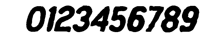 The Western Island Italic Font OTHER CHARS