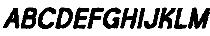 The Western Island Italic Font UPPERCASE