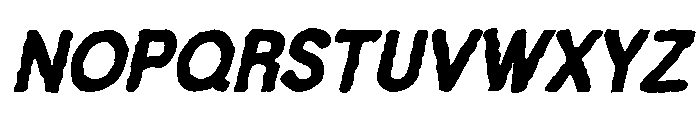 The Western Island Italic Font UPPERCASE