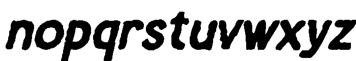 The Western Island Italic Font LOWERCASE