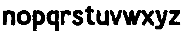 The Western Island Regular Font LOWERCASE
